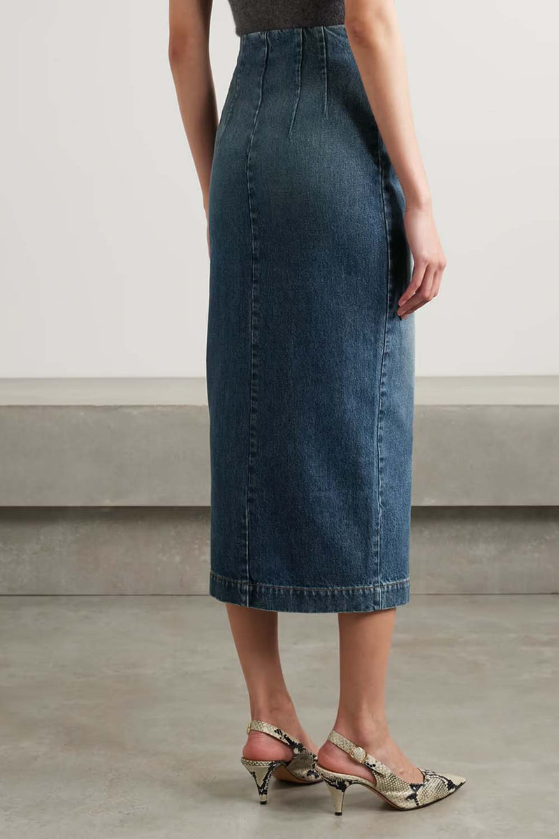 Ruly Denim Zipper Skirt