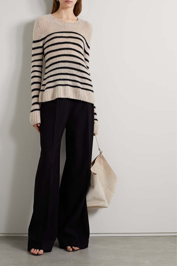 Tilda Striped Cashmere Sweater