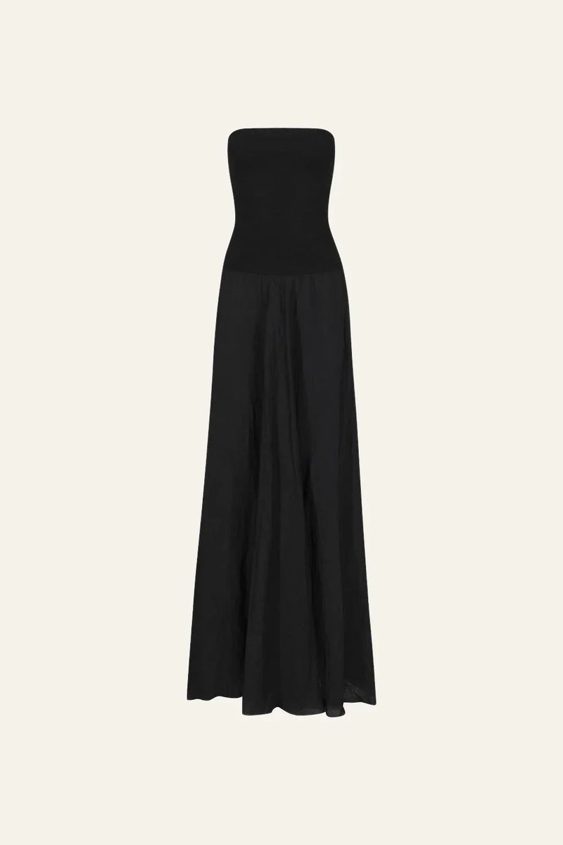 Light and Sound Convertible Organic Linen Maxi Skirt