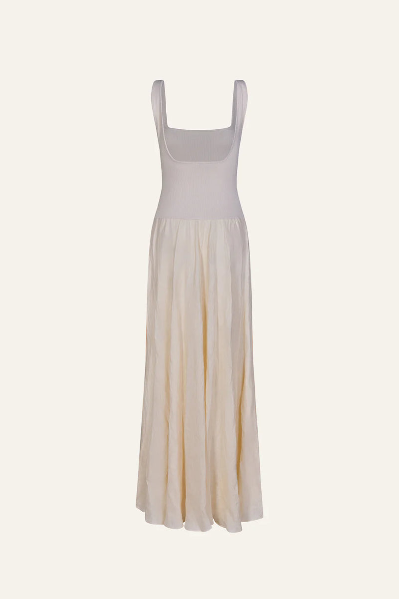 Organic Linen Blend Mariner Dress