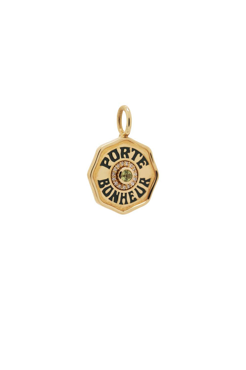 Large Porte Bonheur Enamel Charm