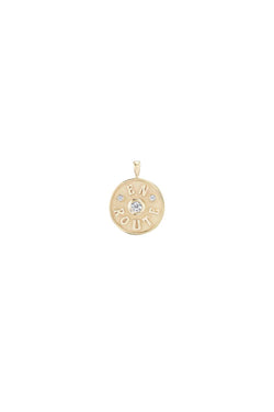 Mini White Diamondi En Route Charm