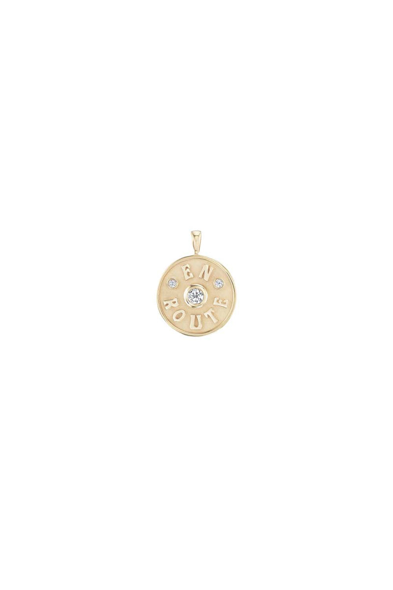 Mini White Diamondi En Route Charm