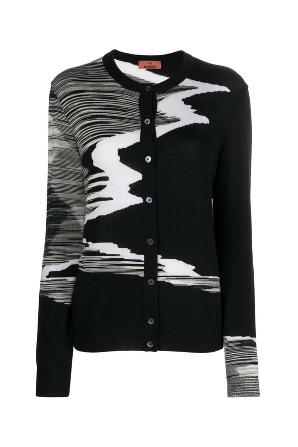 Space-Dyed Wool Cardigan