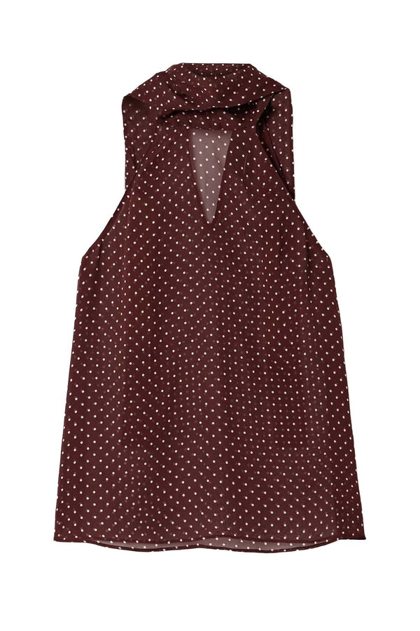 Alla Silk Halterneck Top