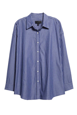 Striped Mael Oversized Shirt