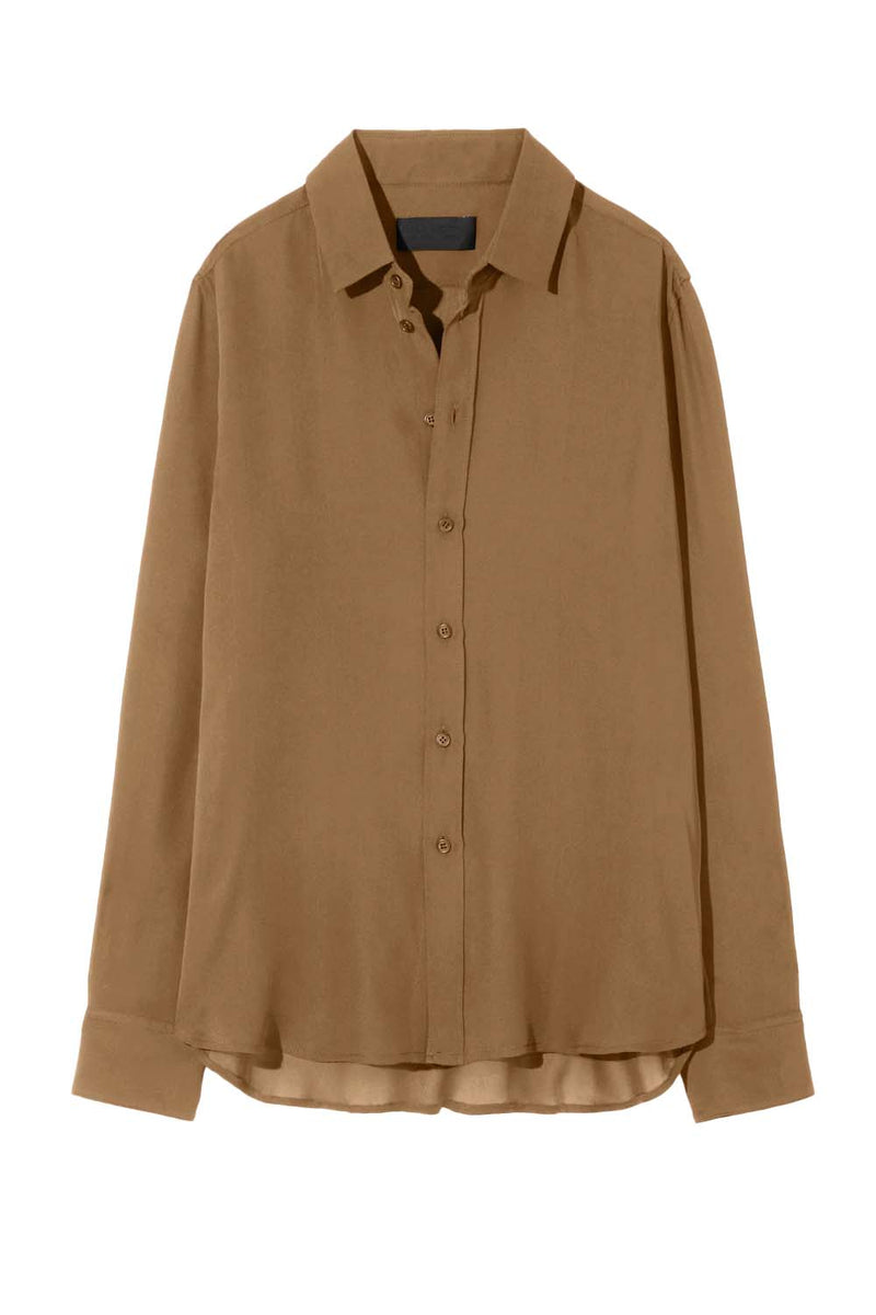 Gaia Slim-fit Silk Blouse