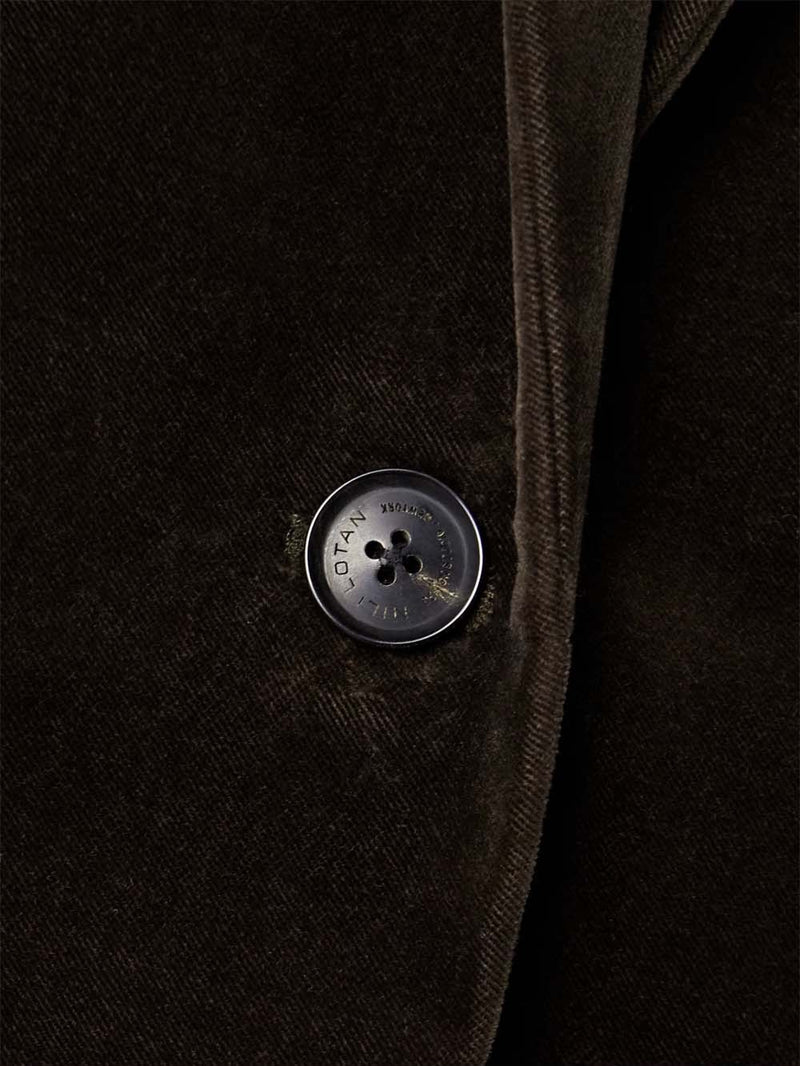 Diane Cotton-blend Velvet Blazer