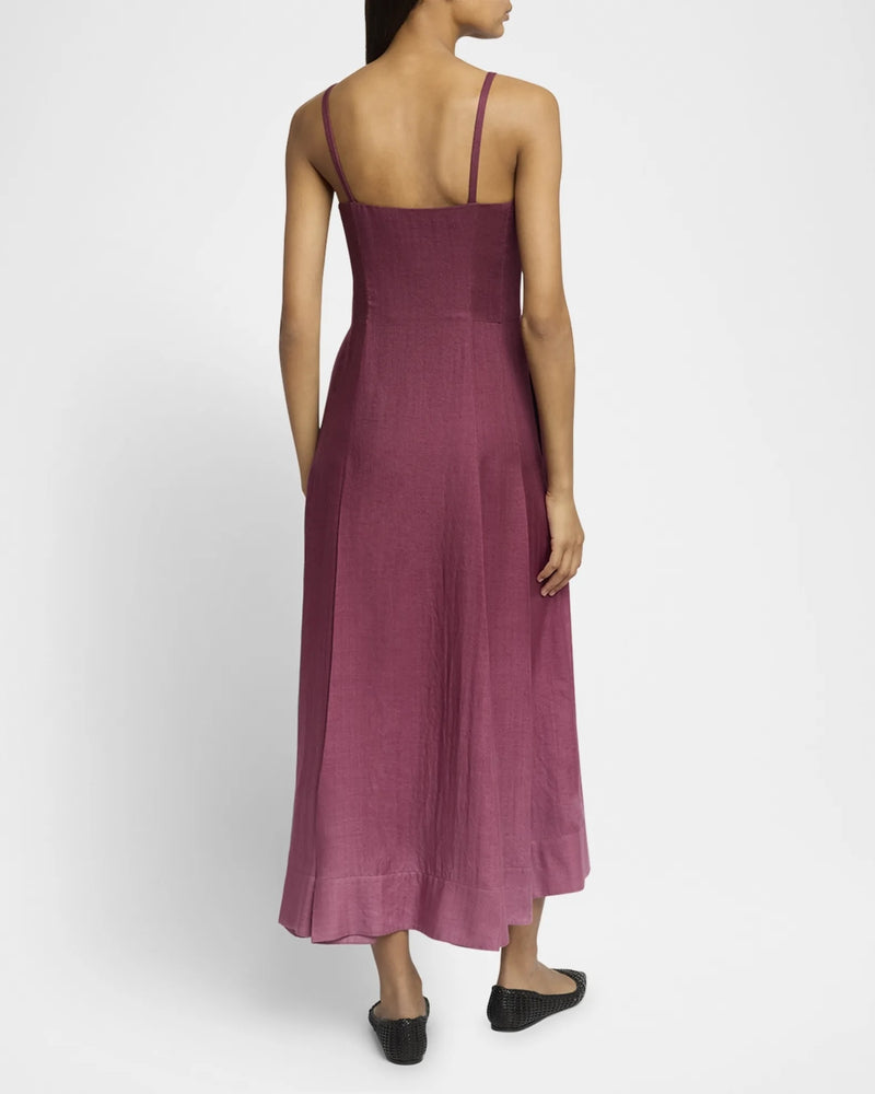 gabriela hearst magritte herringbone cashmere and silk blend maxi dress Magritte Herringbone Cashmere and Silk-Blend Dress Belinda International