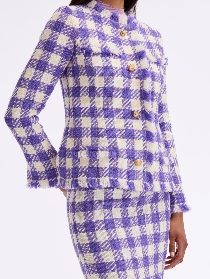 Check Tweed Jacket