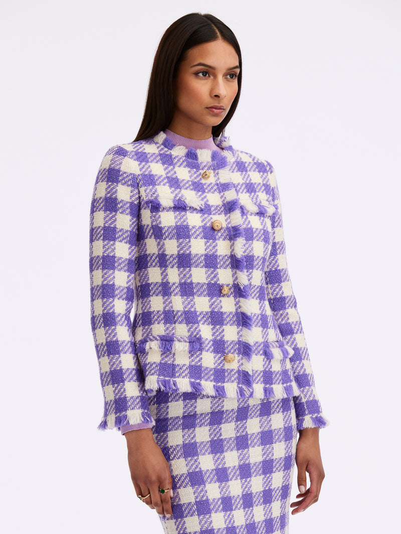 Check Tweed Jacket