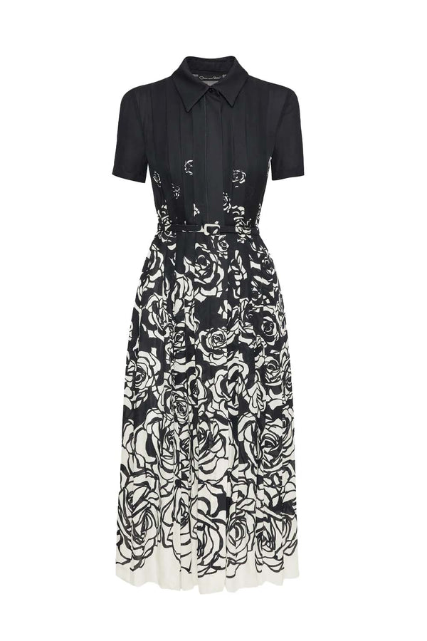 Abstract Rose Degarde Dress