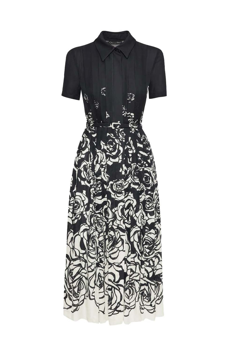 Abstract Rose Degarde Dress