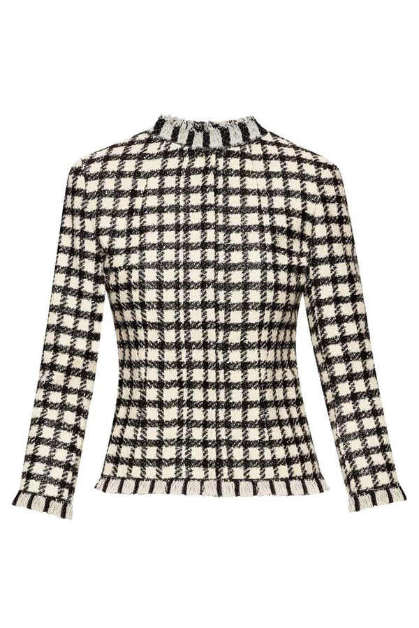 Lurex Tweed Check Jacket