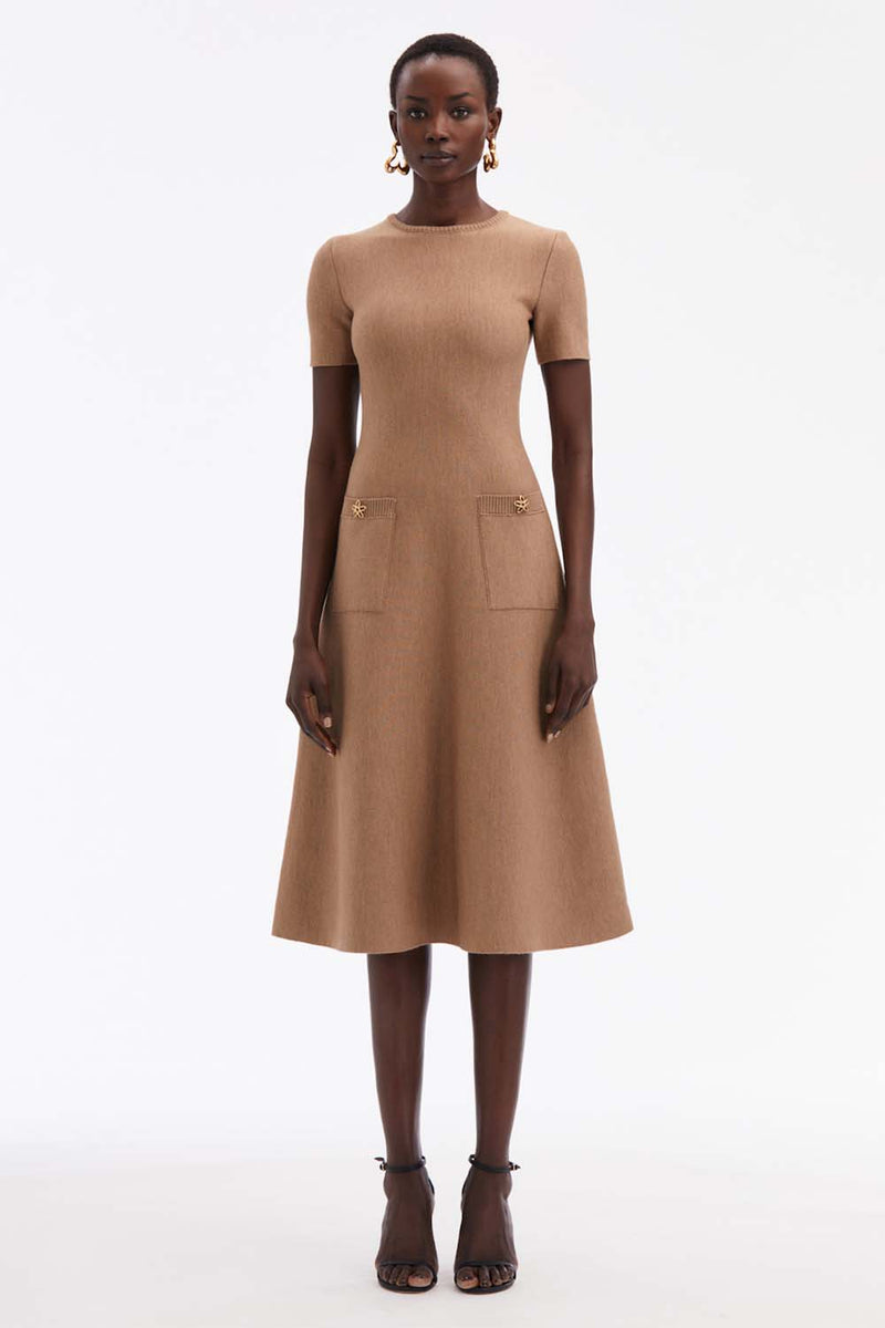 Oscar de la renta knit dress sale