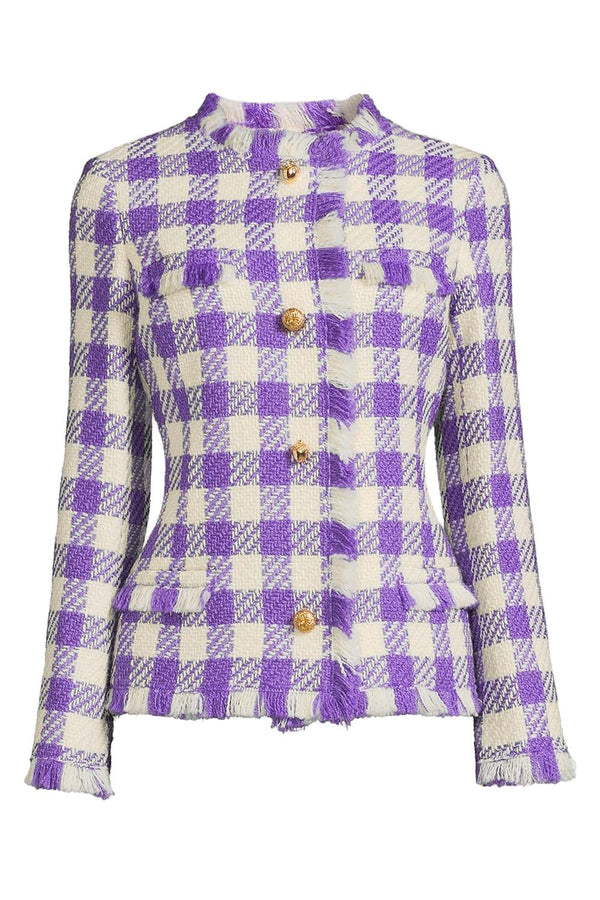 Check Tweed Jacket