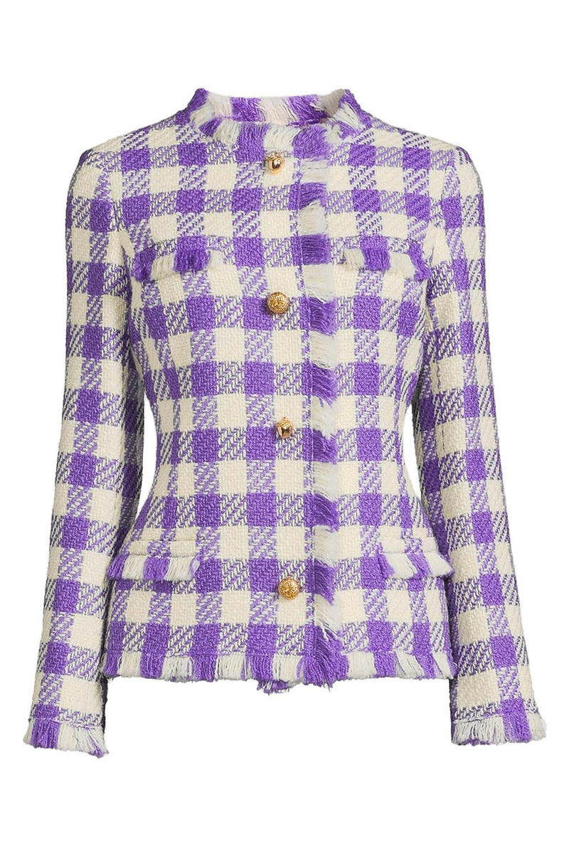 Check Tweed Jacket
