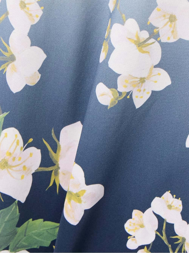 Floral-Print Ombré Jersey Maxi Dress