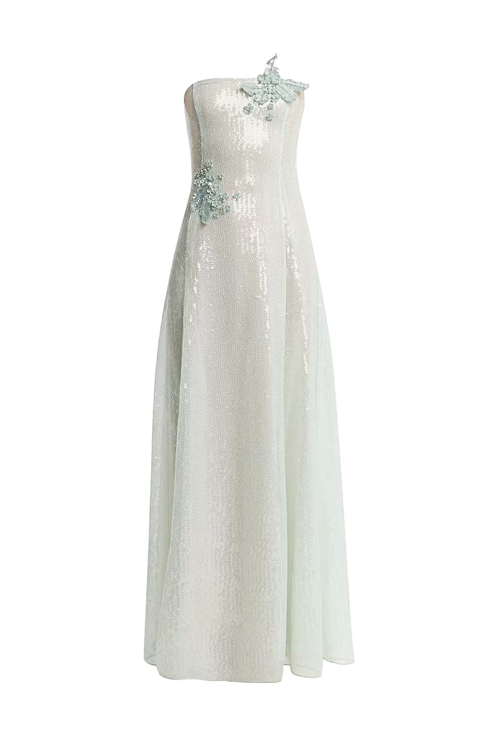 slim fit dress slacks Gorgeous Resort 2013 Oscar de la Renta Runway Look 13 Gold Silver & Iv   Shrimpton Couture