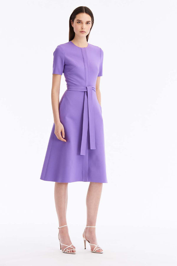 Button Front A-Line Dress