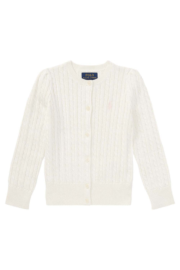 Mini-Cable Cotton Cardigan