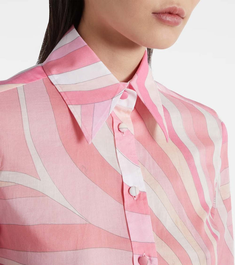 Iride Print Cotton Shirt