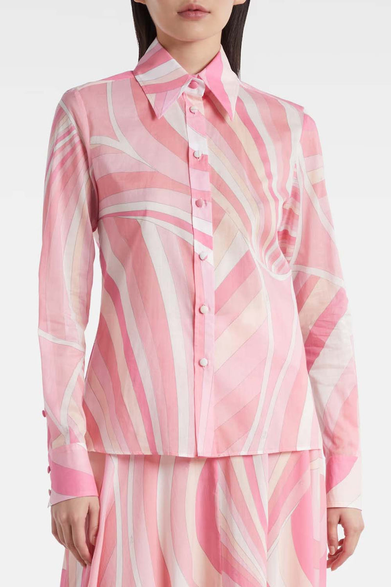 Iride Print Cotton Shirt