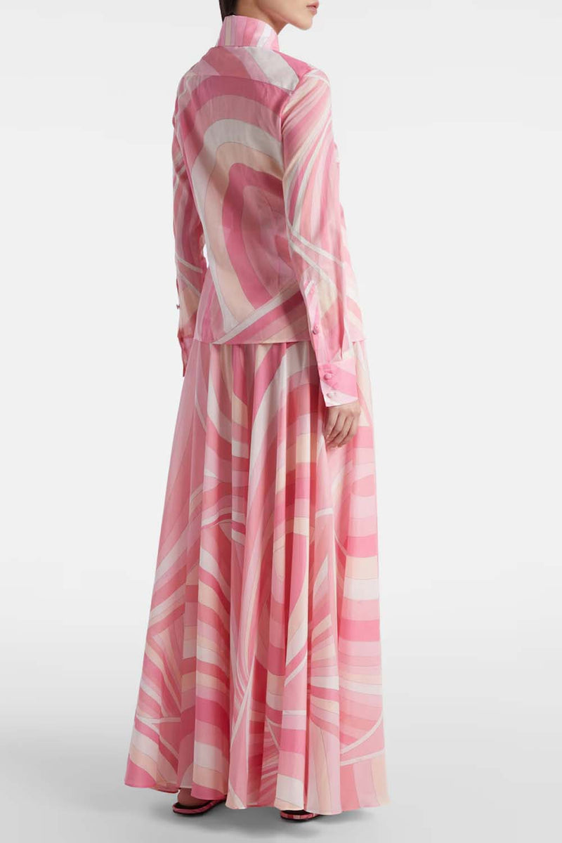 Iride Print Cotton Shirt