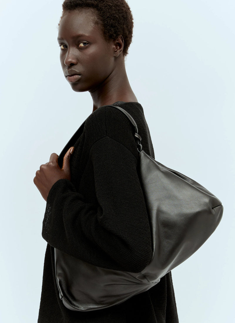 Samia Smooth Leather Shoulder Bag