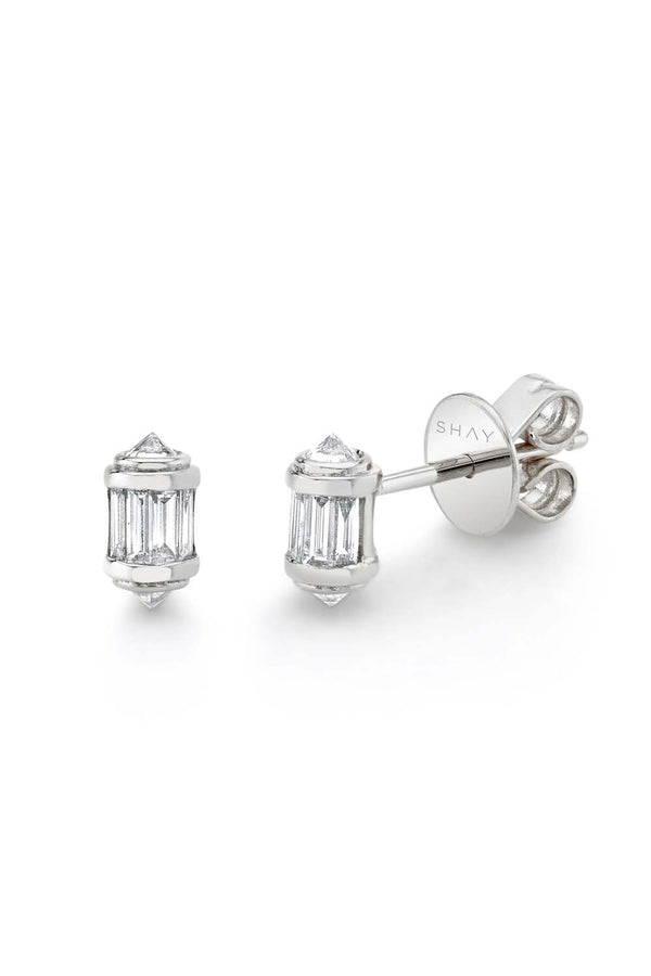 Diamond Ripple Studs