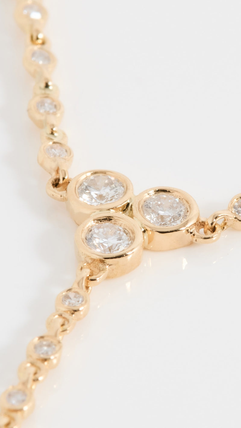 Diamond Infinity Y Necklace