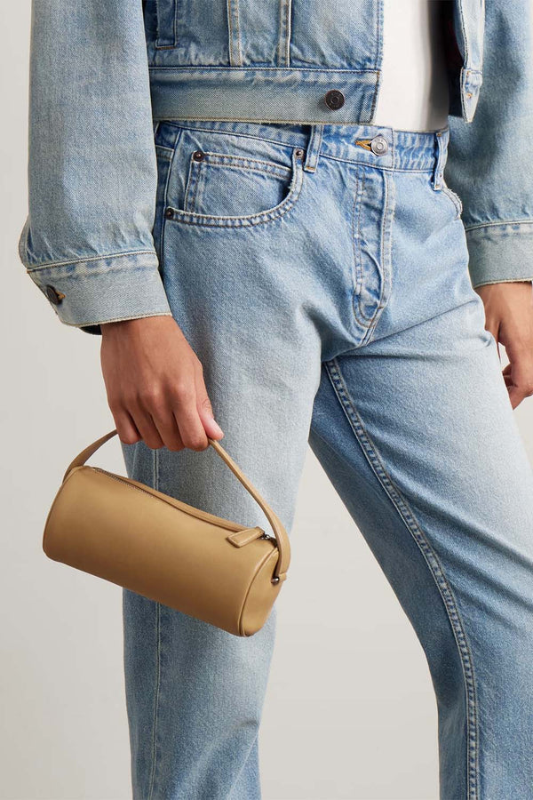 Round 90s Leather Bag