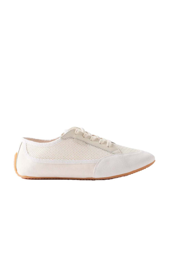 Bonnie Leather-Trimmed Suede, Mesh and Canvas Sneakers