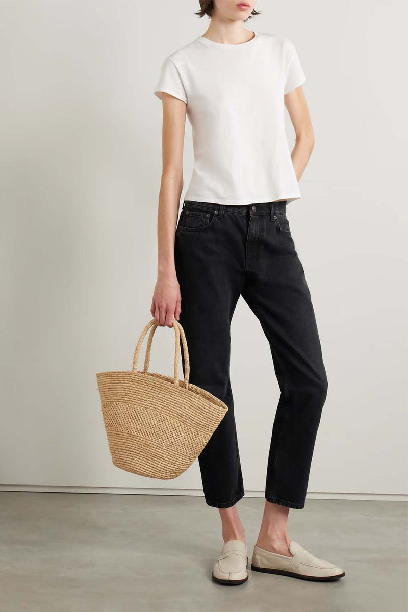 Land Cropped Straight-Leg Jeans