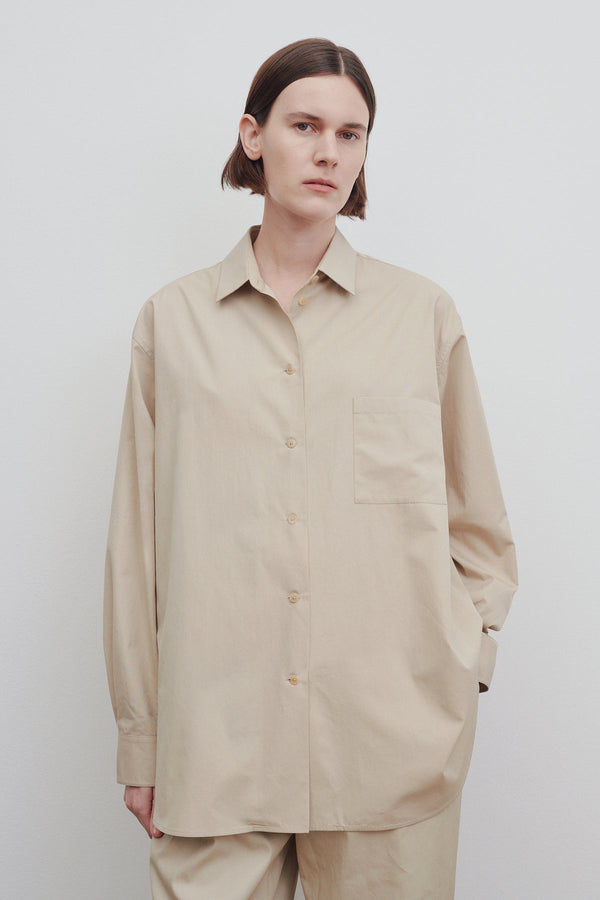 Brant Oversized Cotton Shirt