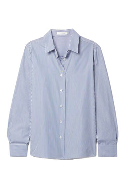 Sadie Striped Cotton-Poplin Shirt