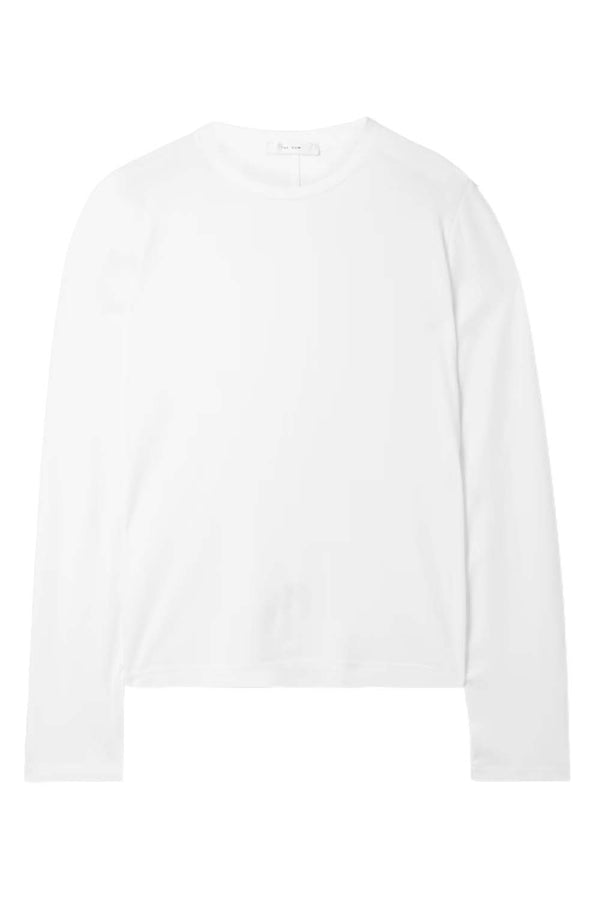 Sherman Long Sleeve Cotton Crew-Neck T-Shirt