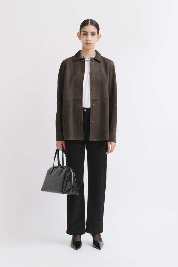 Soft Suede Overshirt