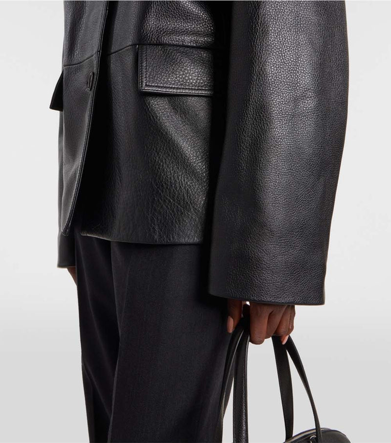 Garderob Grained Leather Jacket