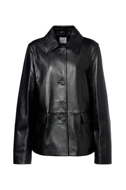Garderob Grained Leather Jacket