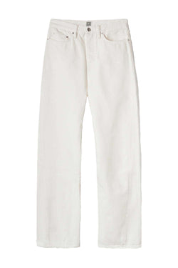 Twisted Seam High-rise Straight-leg Jeans