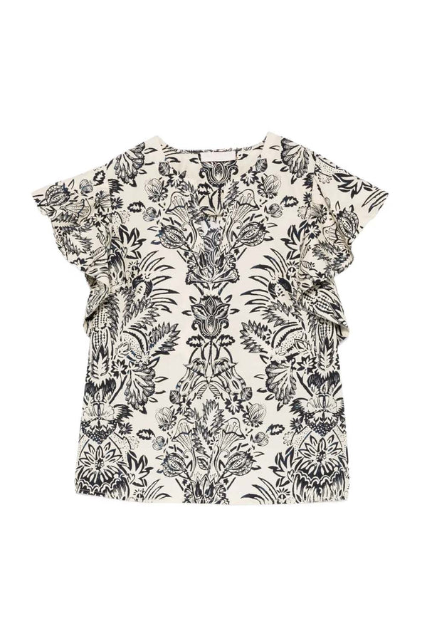 Severine Flutter Sleeve Top