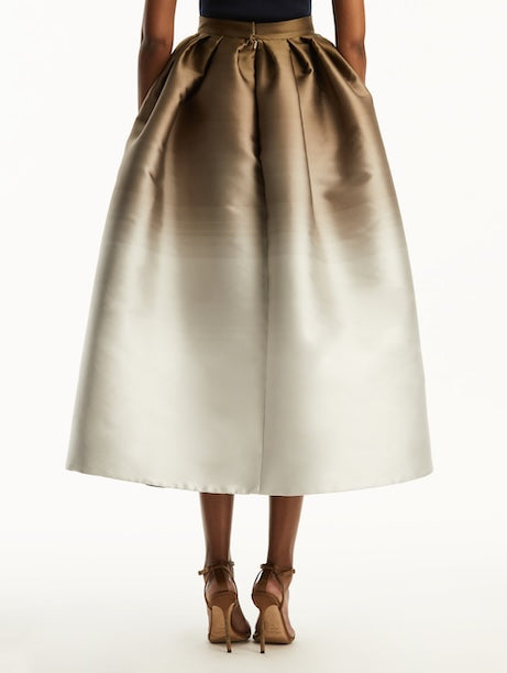 Degrade Jacquard Ombre Full Skirt