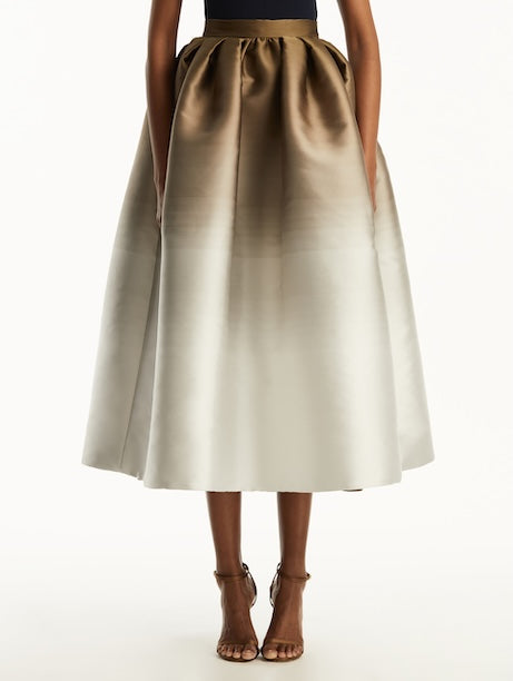 Degrade Jacquard Ombre Full Skirt