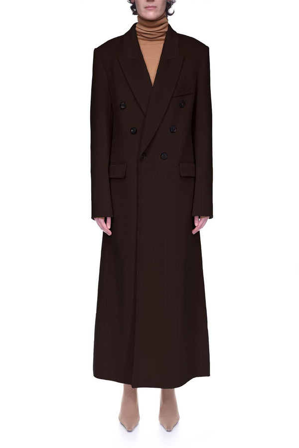 Double Faced Wool & Cashmere Overcoat