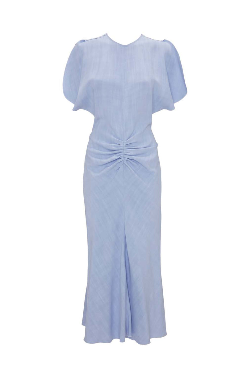 Gathered Waist Midi Dress