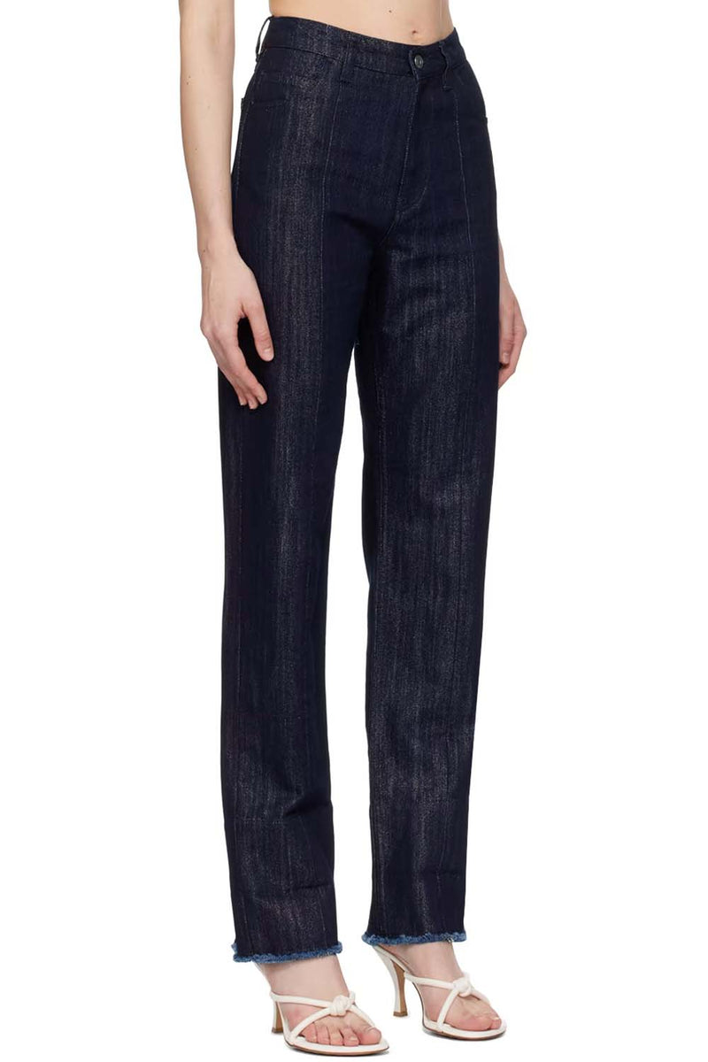 Cropped High Waist Jean