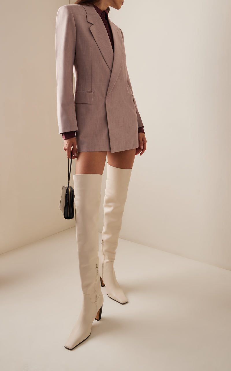 Shoulder Pleat Detail Jacket