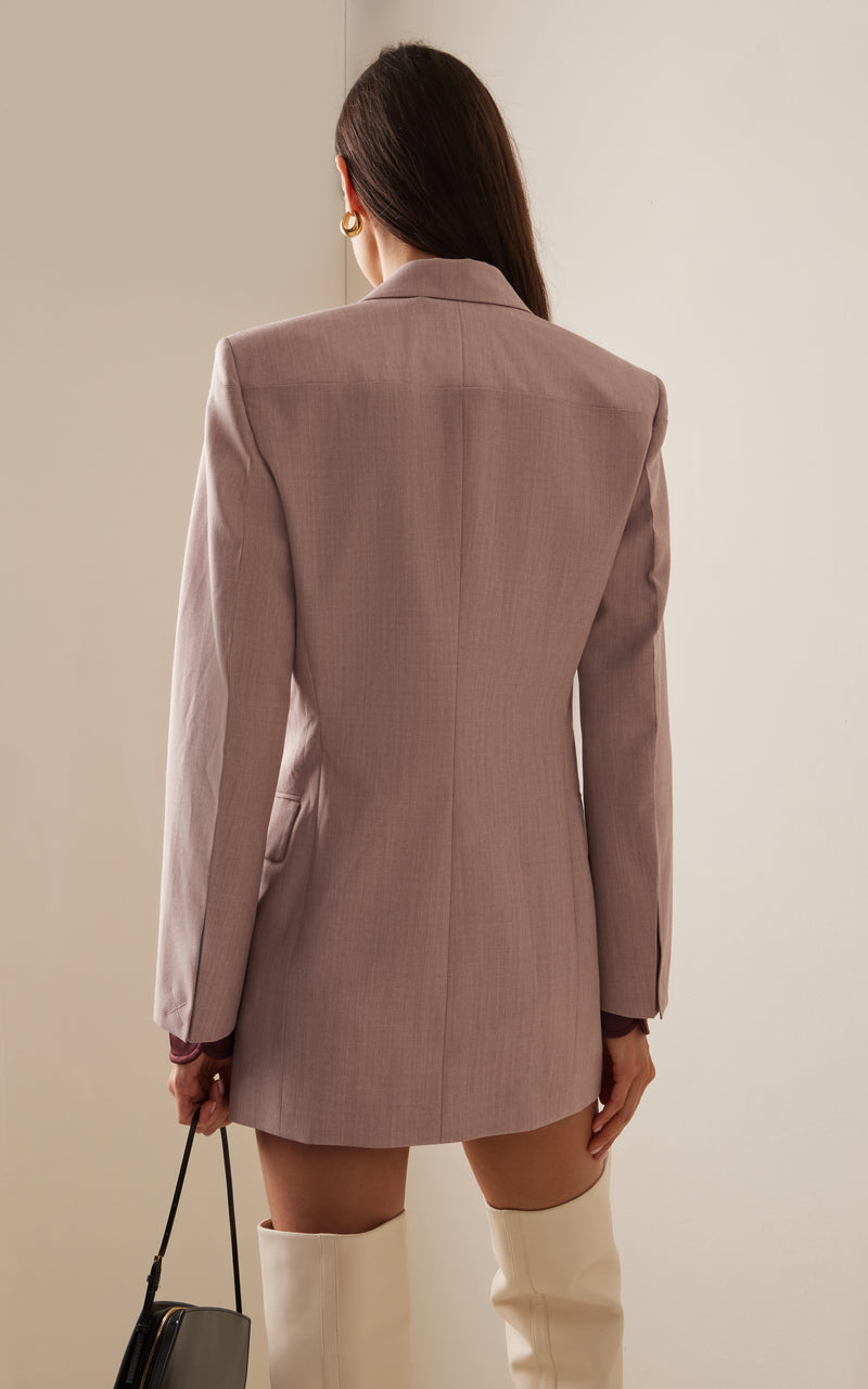 Shoulder Pleat Detail Jacket