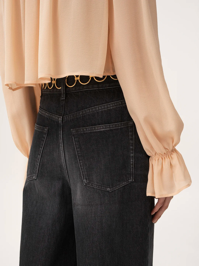 High-Rise Wide-Leg Jeans
